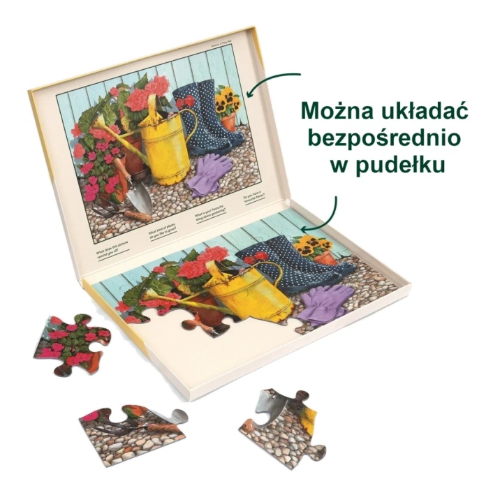 Duże puzzle dla osób z chorobą Alzheimera ogrodnictwo
